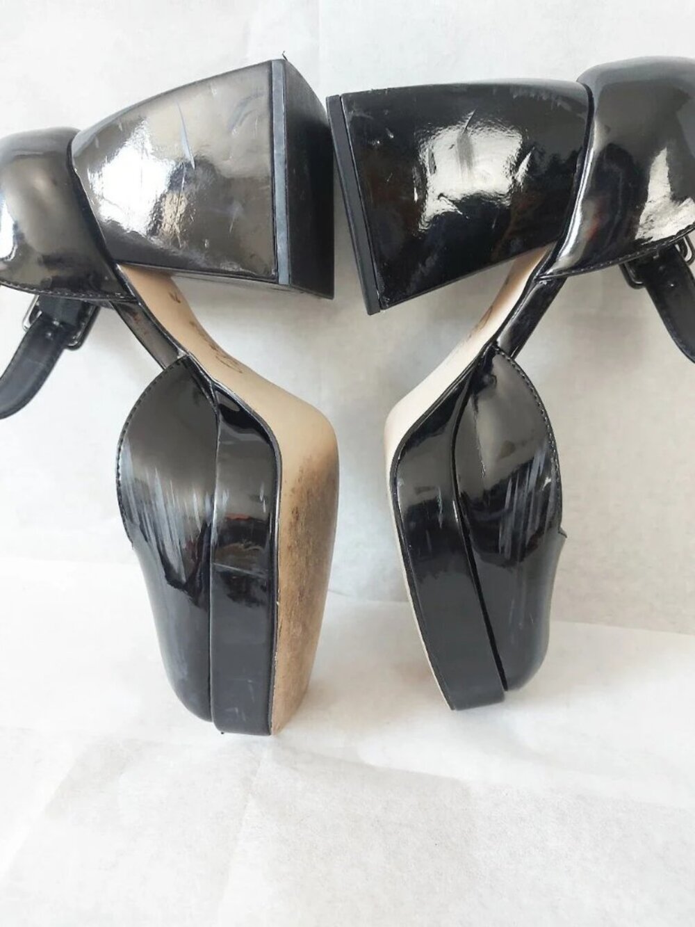 Circus By Sam Edelman Karlie Platform Mary Jane Pumps Patent Leather 7.5 Witchy - Picture 6 of 11